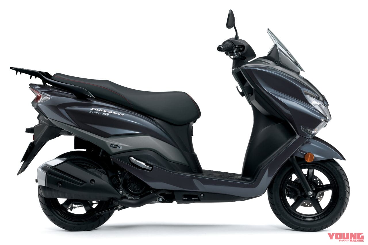 |スズキ新型車「バーグマンストリート125EX」登場! 欧州で原付二種スクーター×3車が揃い踏み