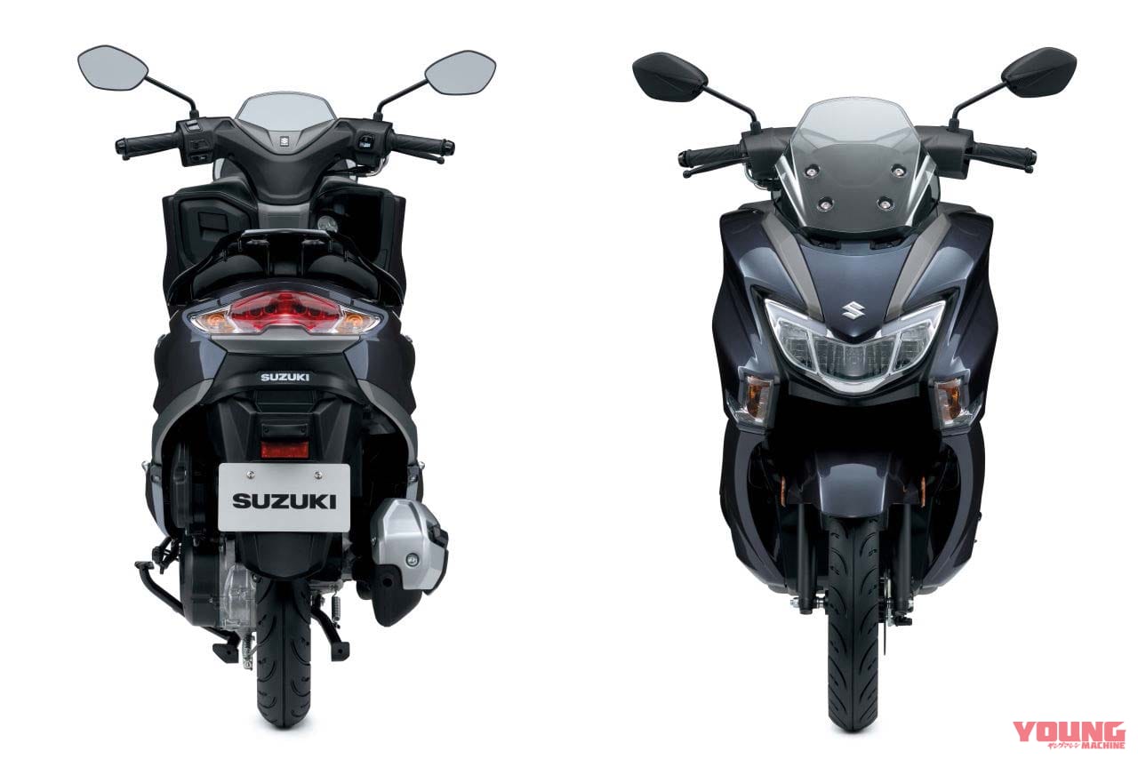 |スズキ新型車「バーグマンストリート125EX」登場! 欧州で原付二種スクーター×3車が揃い踏み
