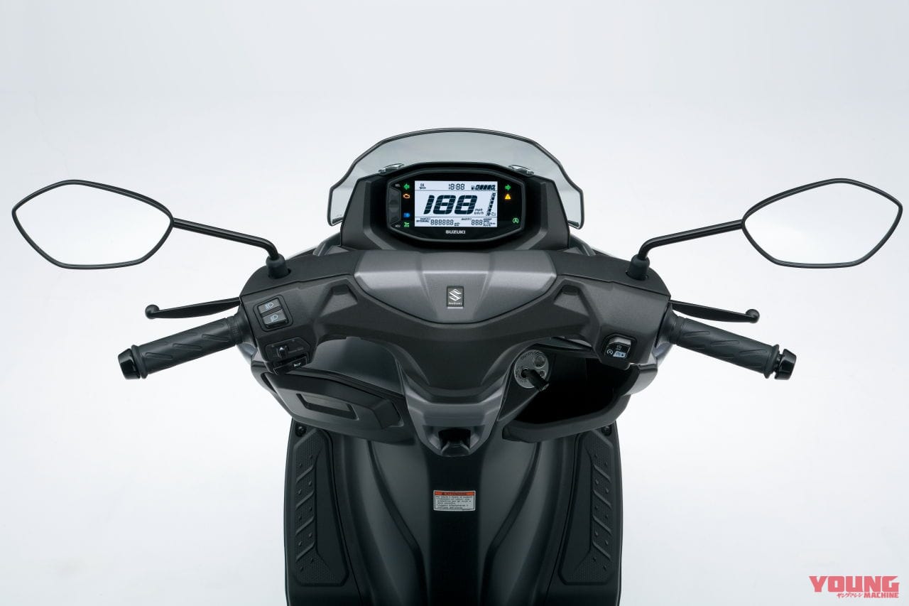 スズキ|バーグマンストリート125EX|欧州仕様|スズキ新型車「バーグマンストリート125EX」登場! 欧州で原付二種スクーター×3車が揃い踏み