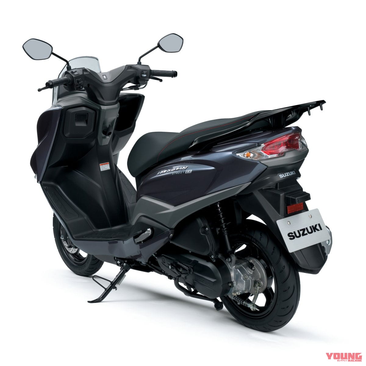 新型「バーグマンストリート125EX」|スズキ新型車「バーグマンストリート125EX」登場! 欧州で原付二種スクーター×3車が揃い踏み