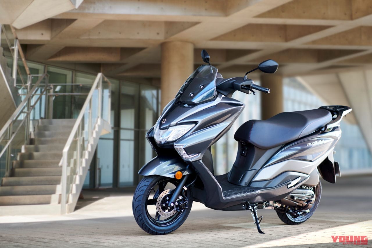 スズキ|バーグマンストリート125EX|欧州仕様|スズキ新型車「バーグマンストリート125EX」登場! 欧州で原付二種スクーター×3車が揃い踏み