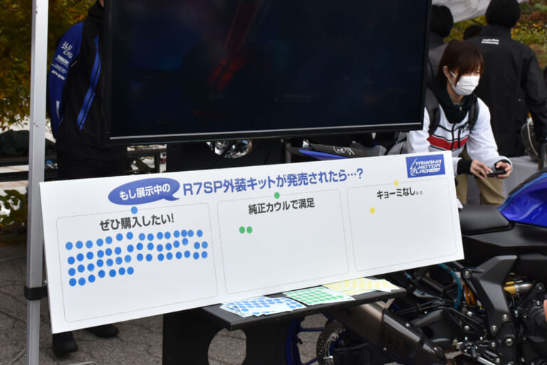 ヤマハ|YZF-R7 SP|ヤマハモーターサイクルデー2022|2台のヤマハが初公開! YZF-R7 SPにTW200のハイブリッド3駆が登場だ