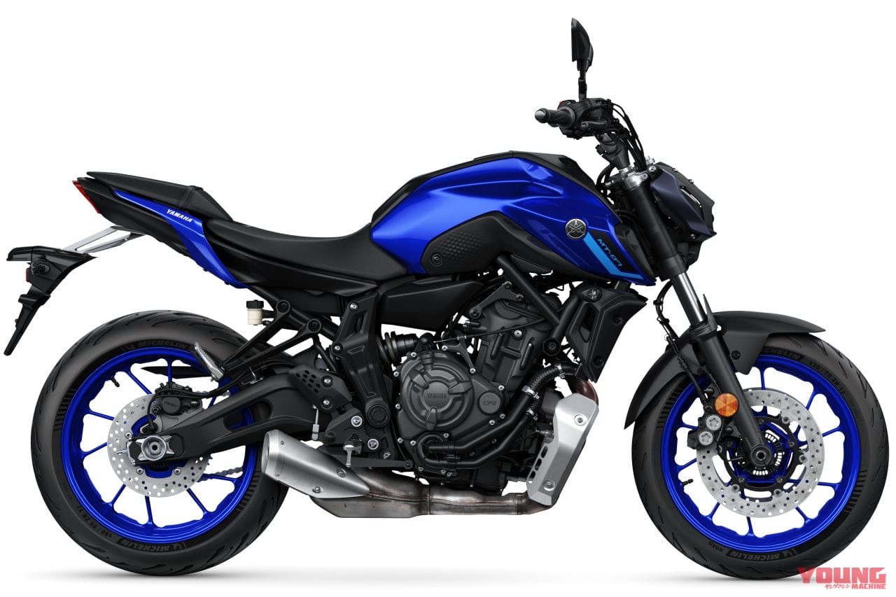 |ヤマハ新型「MT-07」登場! クイックシフター対応&スマホ連動TFTフルカラーメーター採用【欧州】