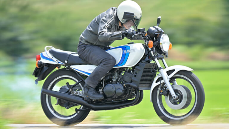 YAMAHA RZ350|丸山浩の絶版バイク試乗フォト RZ350/GSX1100Sカタナ/CB750フォア【絶版バイクの最新事情】