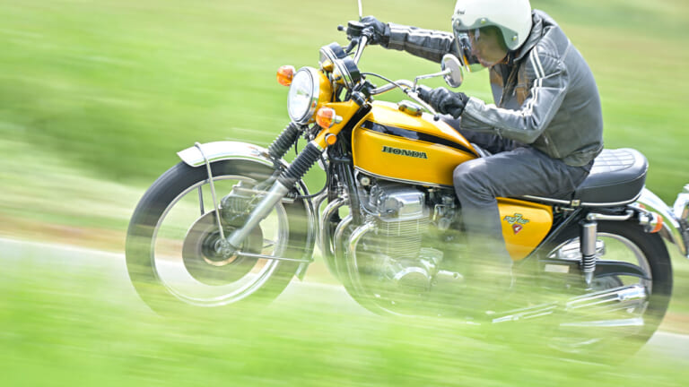 HONDA CB750FOUR|丸山浩の絶版バイク試乗フォト RZ350/GSX1100Sカタナ/CB750フォア【絶版バイクの最新事情】