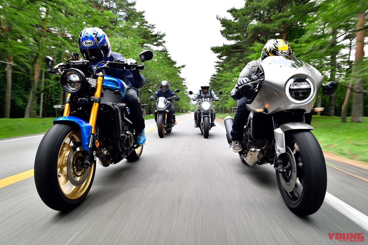 XSR900/HAWK11/KATANA/Z900RS|丸山浩独白“青春をもう一度!” 試乗して確かめる、絶版バイクの最新事情【現代ではありえない、当時の個性を楽しむ】