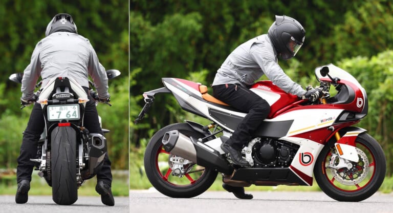 ビモータ KB4|ライディングポジション|ビモータ KB4 試乗インプレッション【軽さ! 短さ! が様々なメリットに直結!】