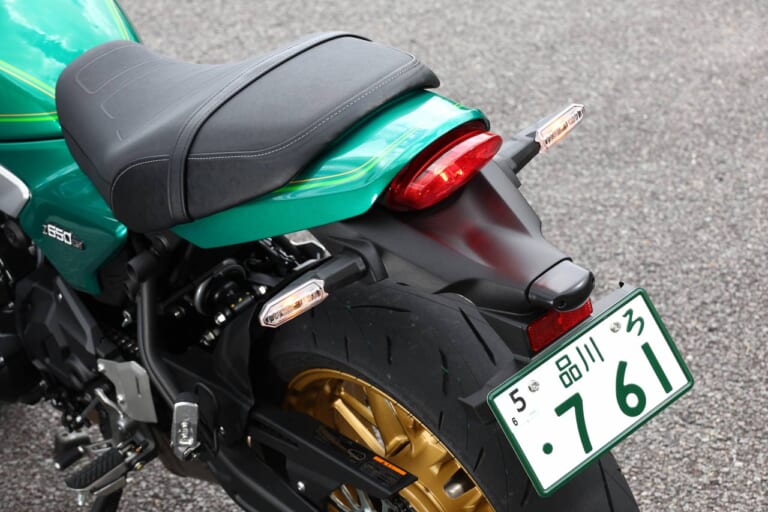 カワサキ Z650RS|リヤまわり|カワサキ Z650RS 試乗インプレ【回し切れる悦楽。令和版ザッパー】