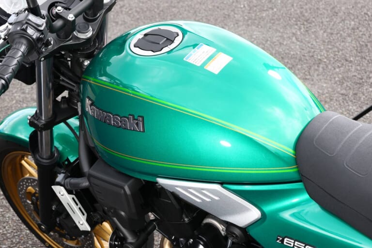 カワサキ Z650RS|燃料タンク|カワサキ Z650RS 試乗インプレ【回し切れる悦楽。令和版ザッパー】