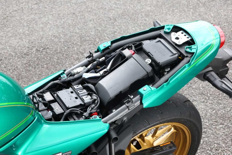 カワサキ Z650RS|シート下|カワサキ Z650RS 試乗インプレ【回し切れる悦楽。令和版ザッパー】