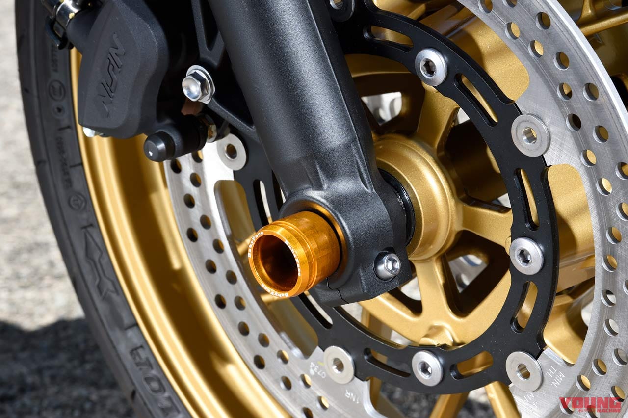 |ベビーフェイス Z650RSカスタム【軽量ツインのネオクラシック系Z。黄金のSPLパーツが彩る】