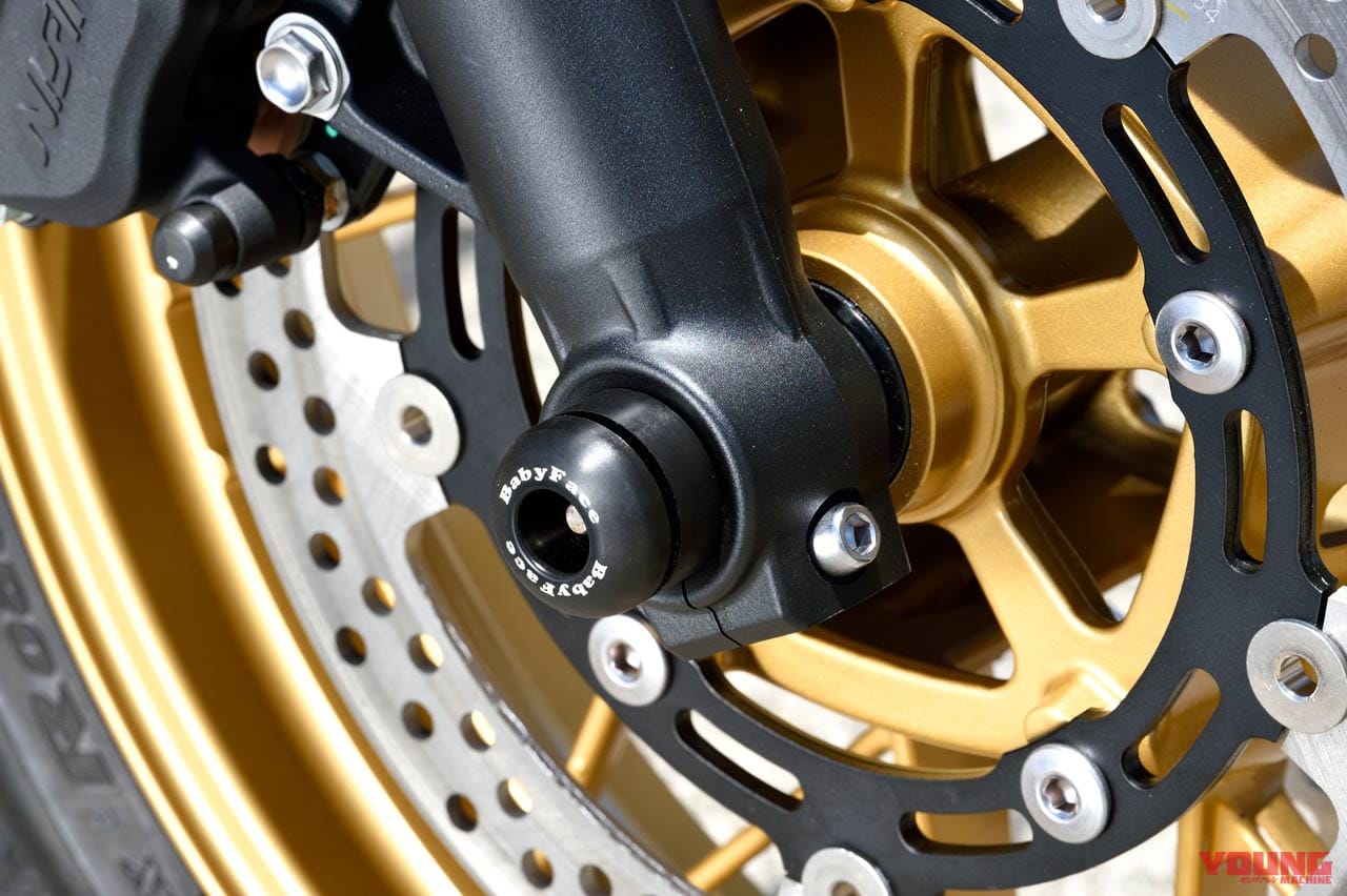 |ベビーフェイス Z650RSカスタム【軽量ツインのネオクラシック系Z。黄金のSPLパーツが彩る】