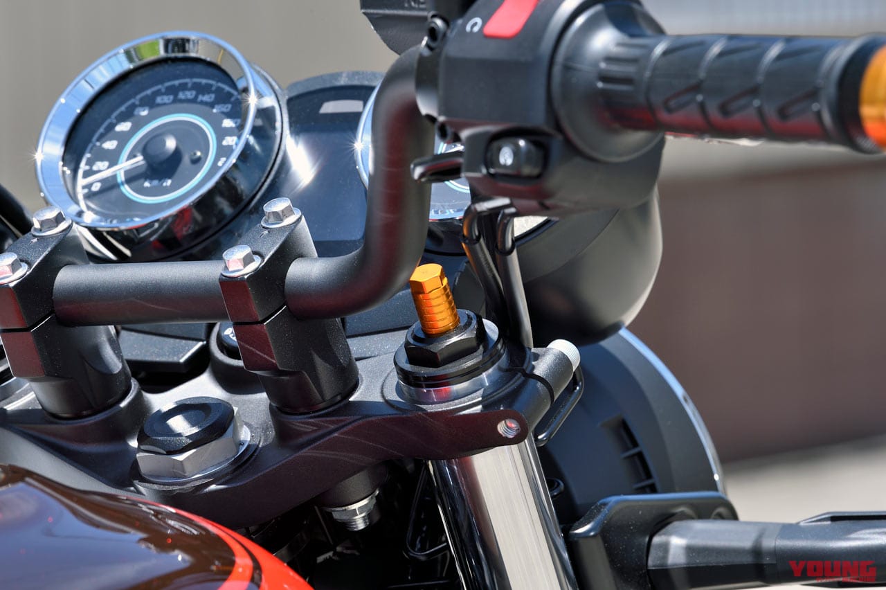 |ベビーフェイス Z650RSカスタム【軽量ツインのネオクラシック系Z。黄金のSPLパーツが彩る】