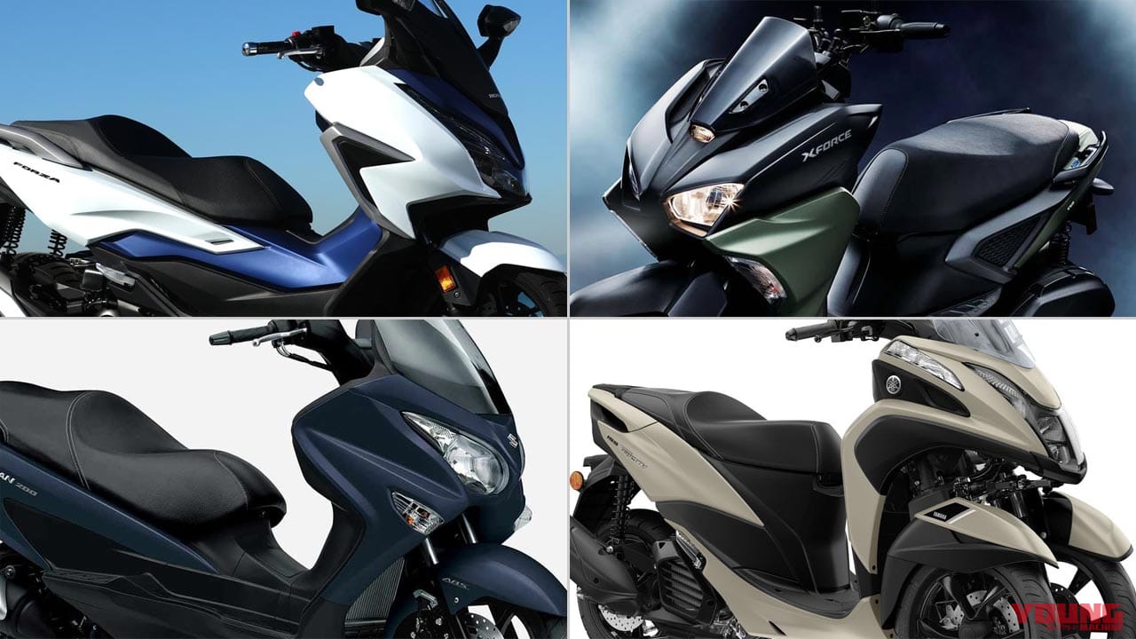 22後期版 国産軽二輪 126 250cc 総まとめ スクーター編 新型バイクカタログ Webヤングマシン 新車バイクニュース 22後期版 国産軽二輪 126 250cc 総まとめ スクーター編 新型バイクカタログ Webヤングマシン 新車バイクニュース