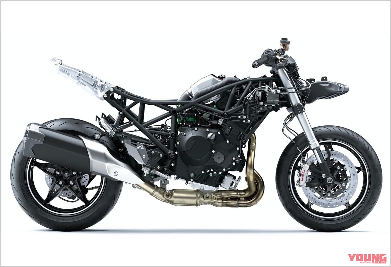 トラスフレームイメージ|Q19:ダイヤモンド? クレードル?? フレームの種類と違いを教えて【30秒でわかる! バイクの疑問】