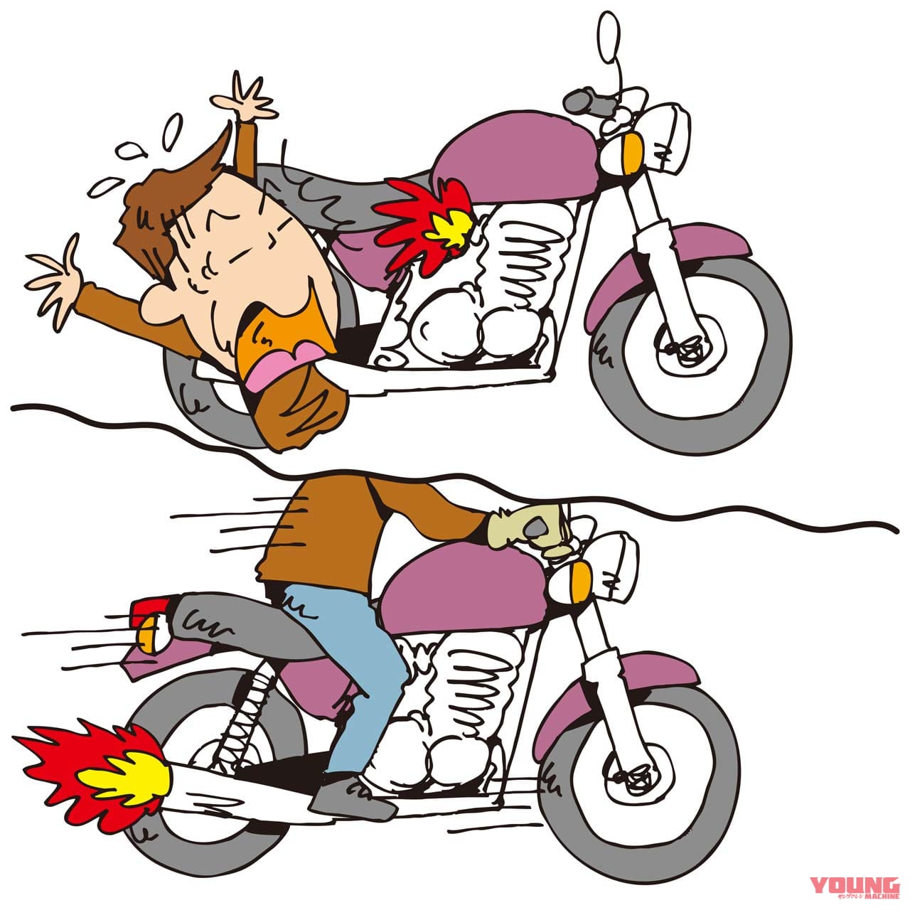 アフターファイアーとバックファイアーってなにが違う? そもそも不具合なの?【30秒でわかる! バイクの疑問】|アフターファイアーとバックファイアーってなにが違う? これって不具合なの?【30秒でわかる! バイクの疑問】