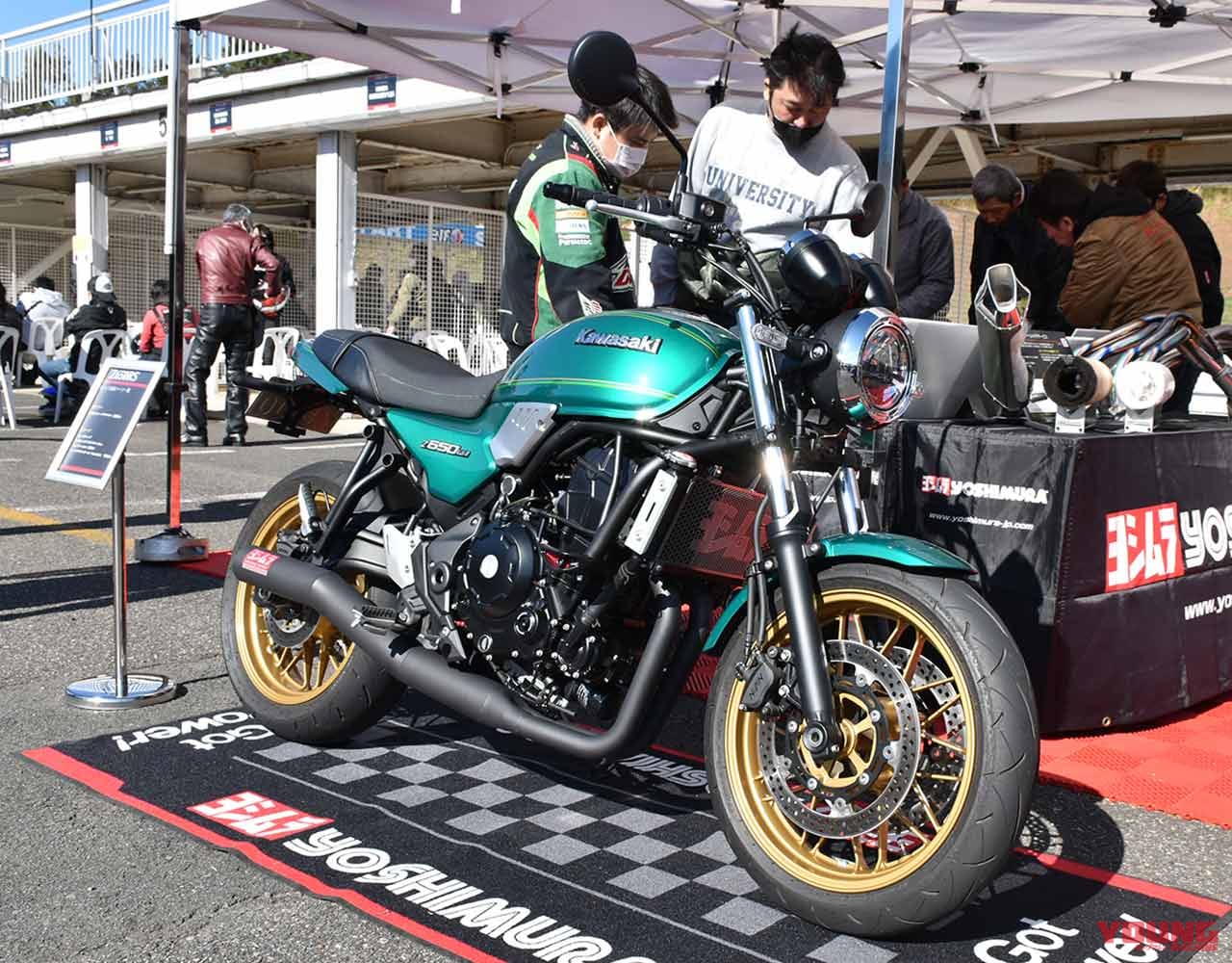 Z650RS用 機械曲ストレートサイクロン(開発中)|【ヨシムラミーティング2022レポート】Z650RS用ストレート管が遂にお披露目! 世界耐久選手権の来期参戦についてもヨシムラに”動き”アリだ!!