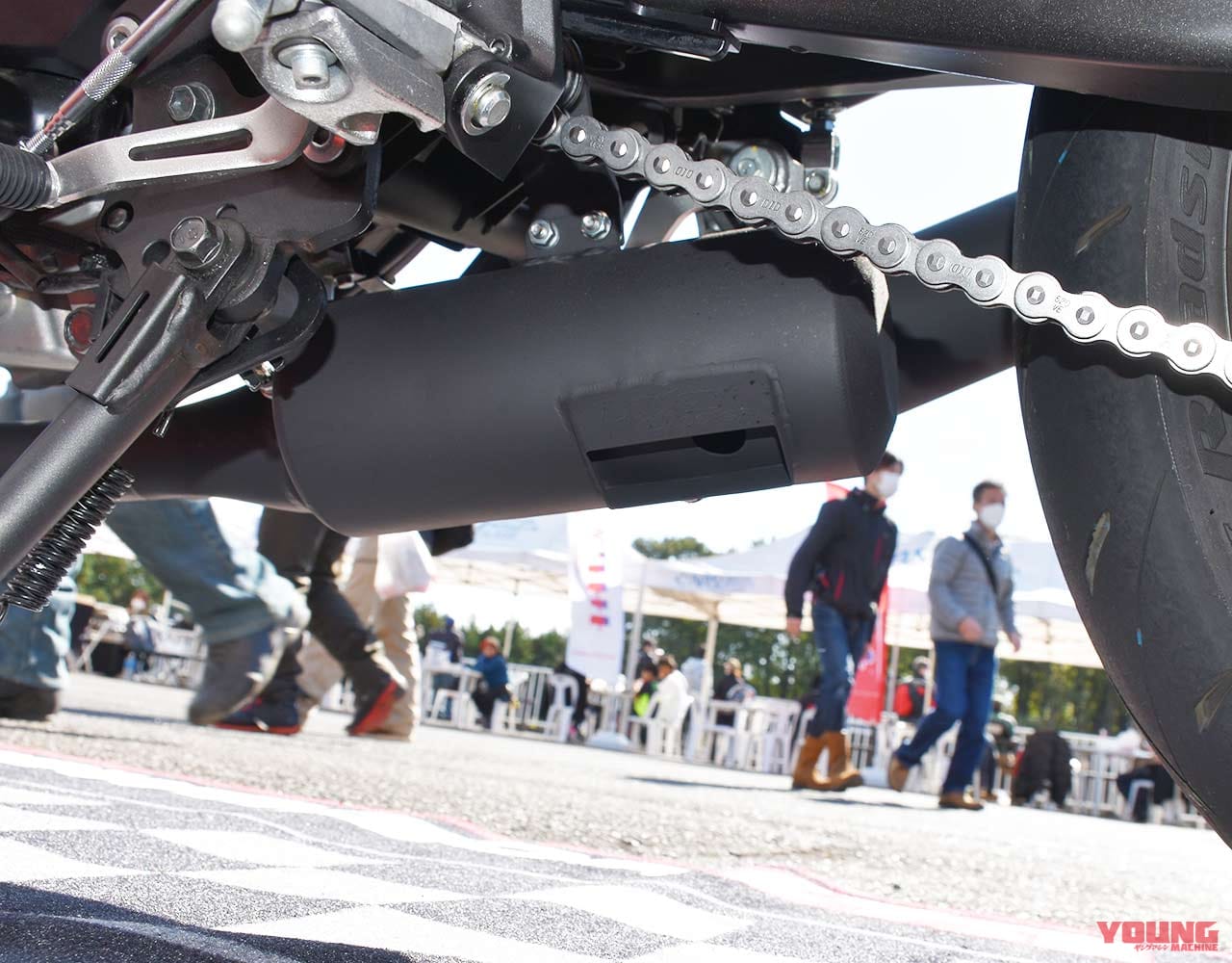 Z650RS用 機械曲ストレートサイクロン(開発中)|【ヨシムラミーティング2022レポート】Z650RS用ストレート管が遂にお披露目! 世界耐久選手権の来期参戦についてもヨシムラに”動き”アリだ!!