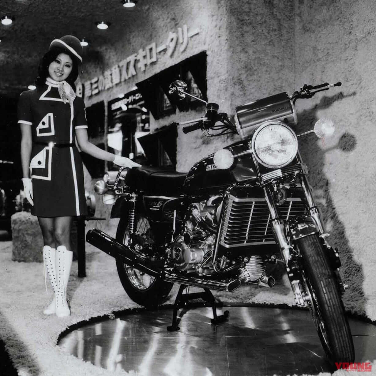 |「スズキの本気度が伝わる」約6000台が生産された国産唯一の市販ロータリー:1974 スズキRE-5【あの素晴らしい名車をもう一度】