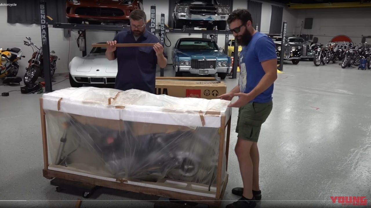 |43年前のヤマハのバイクを“箱入り新車”のままゲット! 待っていたのは…キー紛失と鬼キック?!