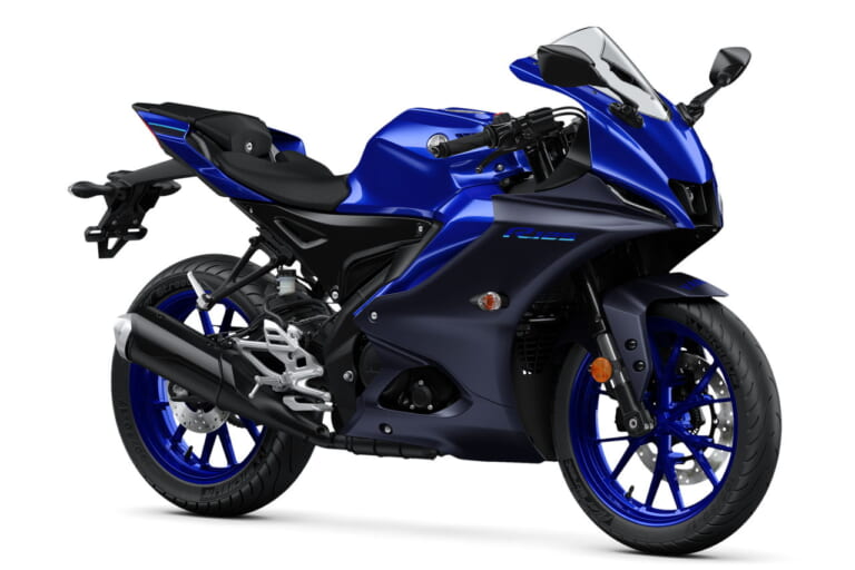 ヤマハ|R125|YZF-R125|欧州仕様|2023年モデル|ヤマハ新型「R125(YZF-R125)」登場! R7顔でトラコン、スマホ連動カラーメーターを装備【欧州】