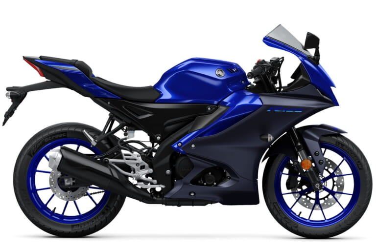 ヤマハ|R125|YZF-R125|欧州仕様|2023年モデル|ヤマハ新型「R125(YZF-R125)」登場! R7顔でトラコン、スマホ連動カラーメーターを装備【欧州】