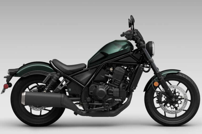 ホンダ|レブル1100|北米仕様|2023年モデル|ホンダ新型「レブル1100T」見参! 話題のツーリングバージョンはハーフフェアリングとパニア装備【海外】