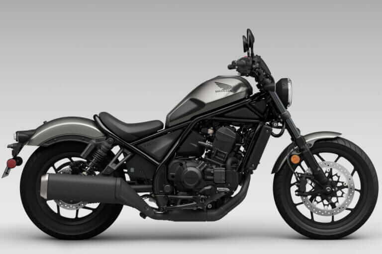 ホンダ|レブル1100|北米仕様|2023年モデル|ホンダ新型「レブル1100T」見参! 話題のツーリングバージョンはハーフフェアリングとパニア装備【海外】