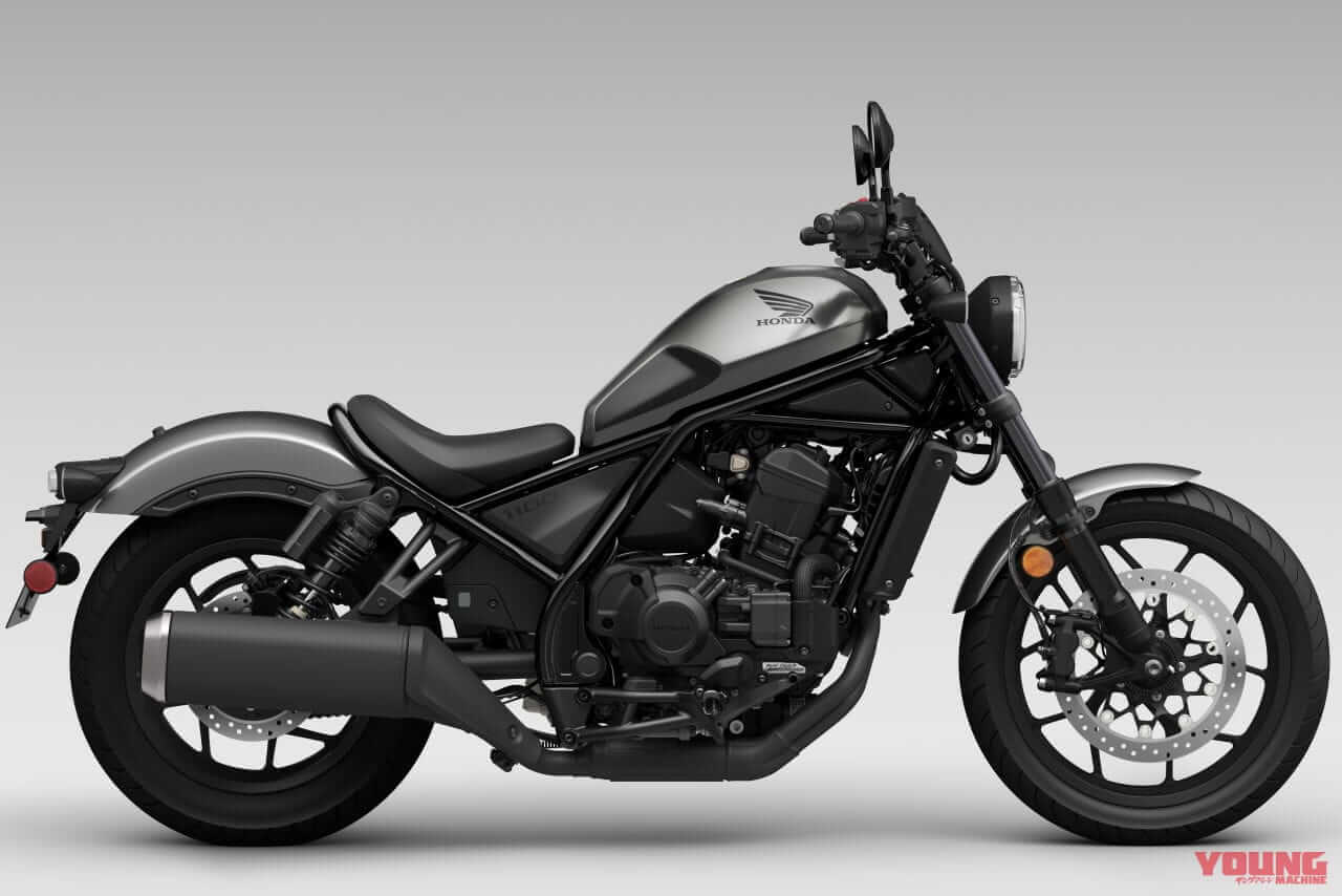 |ホンダ新型「レブル1100T」見参! 話題のツーリングバージョンはハーフフェアリングとパニア装備【海外】