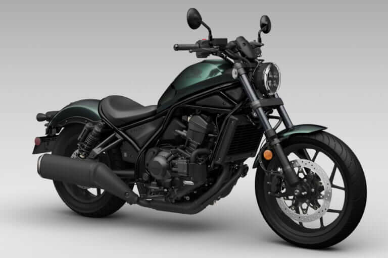 ホンダ|レブル1100|北米仕様|2023年モデル|ホンダ新型「レブル1100T」見参! 話題のツーリングバージョンはハーフフェアリングとパニア装備【海外】