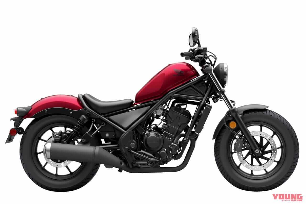 |ホンダ新型「レブル1100T」見参! 話題のツーリングバージョンはハーフフェアリングとパニア装備【海外】