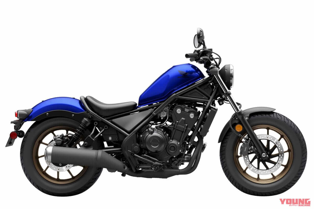 |ホンダ新型「レブル1100T」見参! 話題のツーリングバージョンはハーフフェアリングとパニア装備【海外】