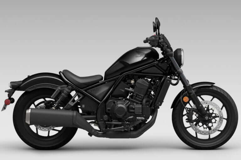 ホンダ|レブル1100|欧州仕様|2023年モデル|ホンダ新型「レブル1100T」見参! 話題のツーリングバージョンはハーフフェアリングとパニア装備【海外】