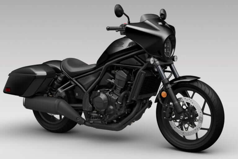 ホンダ|レブル1100T|欧州仕様|2023年モデル|ホンダ新型「レブル1100T」見参! 話題のツーリングバージョンはハーフフェアリングとパニア装備【海外】