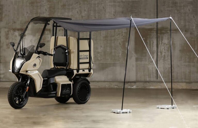 アイディア|AAウィズ|航続距離123km! アイディアから2輪の電動ビジネスバイク「AAウィズ」新登場!