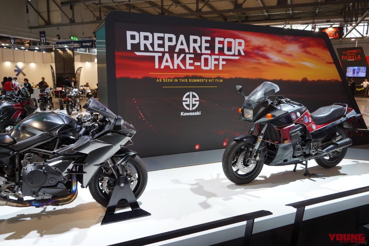 GPz900R|トップガン|EICMA2022|まさかのGPz900R復活!? EICMAで展示のトップガン仕様に「離陸に備えよ」の超意味深メッセージ!!