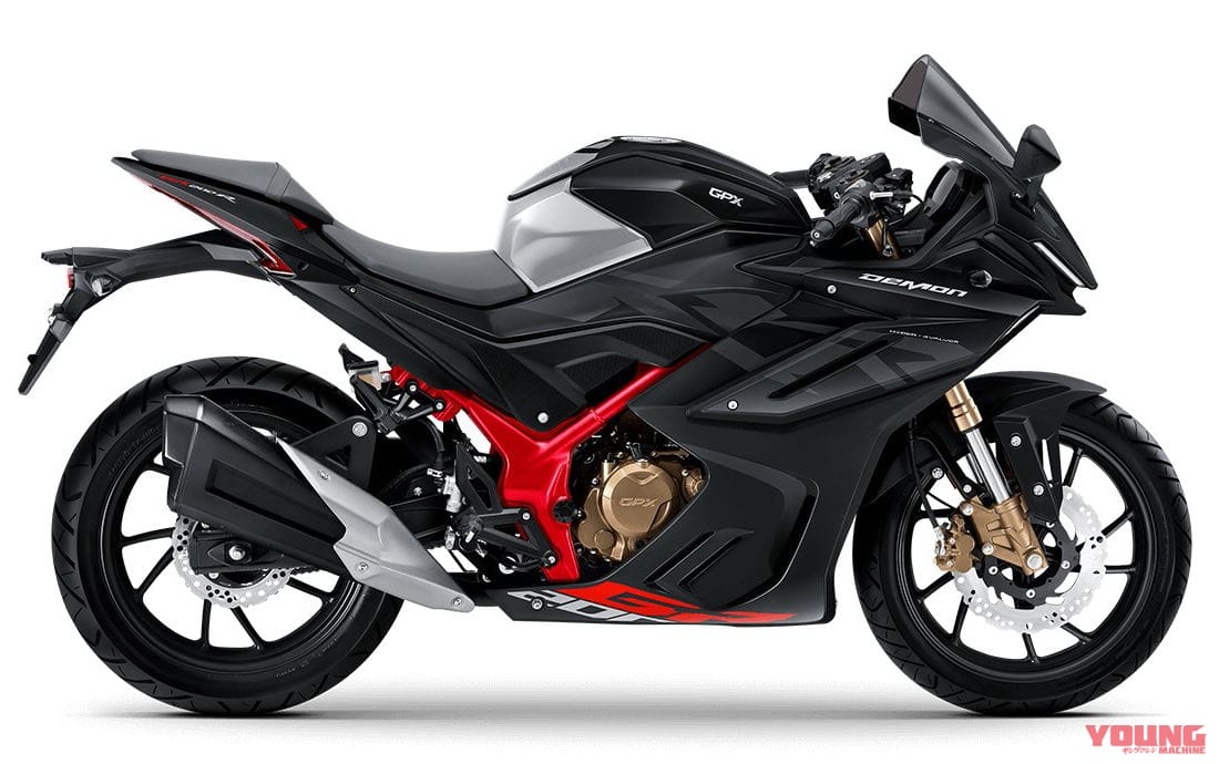 GPX|デーモンGR200R ダコルサ2|2023年モデル|53万9000円のシングルスーパースポーツ!! GPX「デーモンGR200R ダコルサ2」発売!