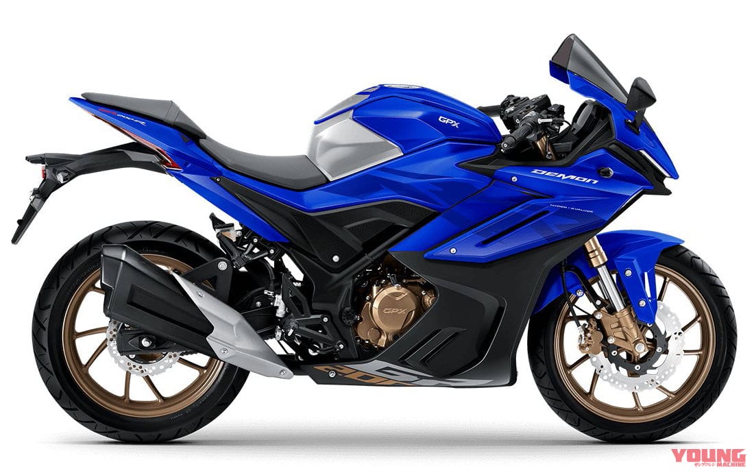 GPX|デーモンGR200R ダコルサ2|2023年モデル|53万9000円のシングルスーパースポーツ!! GPX「デーモンGR200R ダコルサ2」発売!
