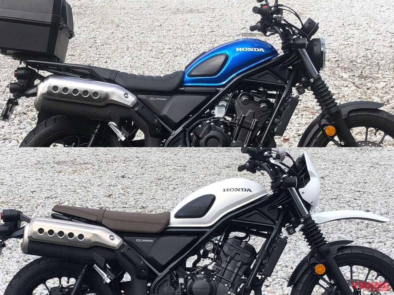 【超速報】ホンダ「CL250」「CL500」純正カスタムを撮った!! ラリー寄せとツーリング仕様