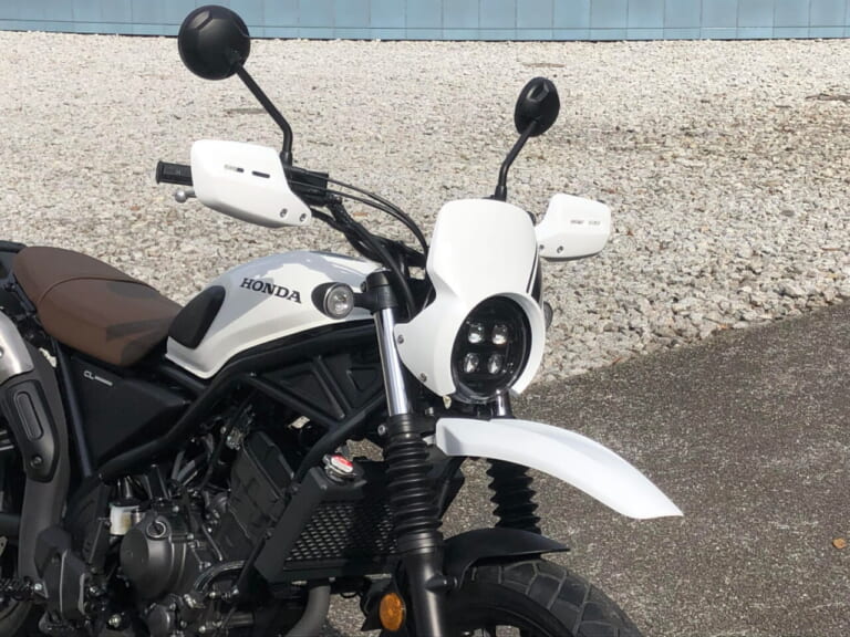 ホンダ|CL250|純正用品装着車|【超速報】ホンダ「CL250」「CL500」純正カスタムを撮った!! ラリー寄せとツーリング仕様