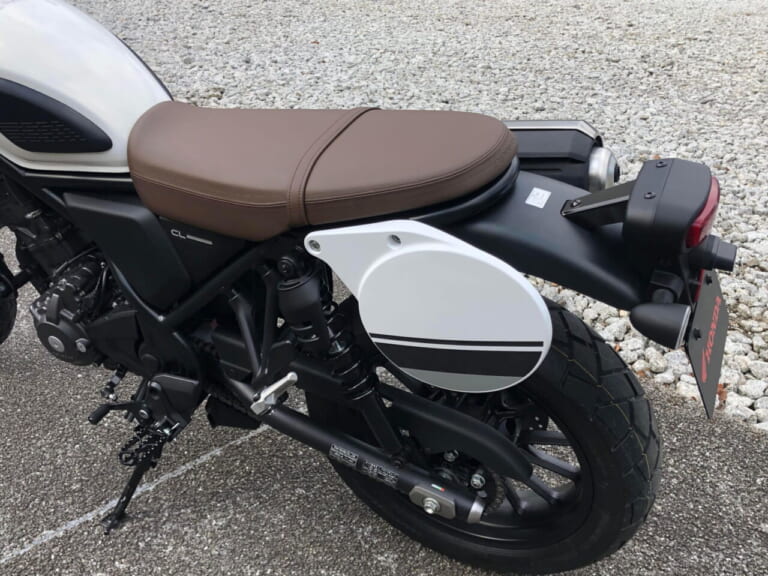 ホンダ|CL250|純正用品装着車|【超速報】ホンダ「CL250」「CL500」純正カスタムを撮った!! ラリー寄せとツーリング仕様