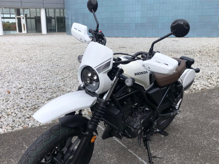 ホンダ|CL250|純正用品装着車|【超速報】ホンダ「CL250」「CL500」純正カスタムを撮った!! ラリー寄せとツーリング仕様