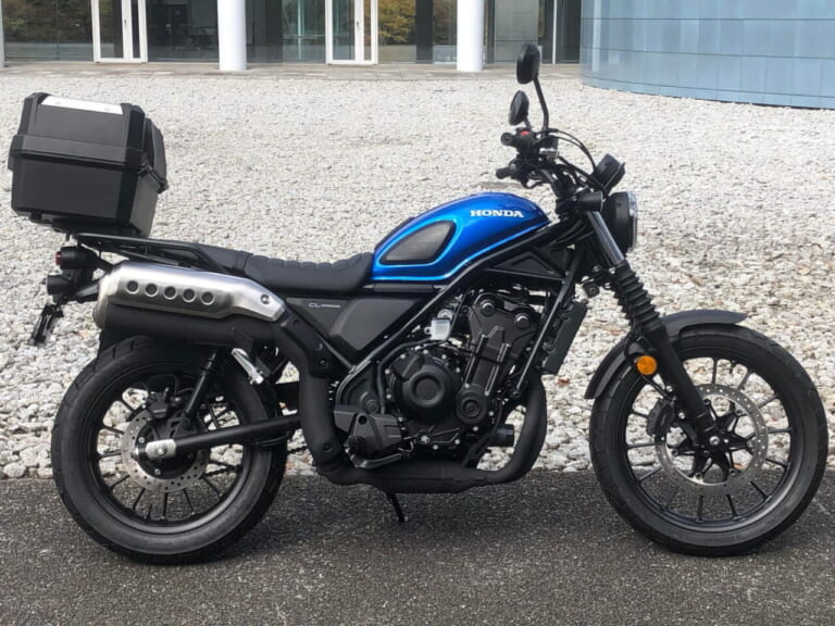 ホンダ|CL500|純正用品装着車|【超速報】ホンダ「CL250」「CL500」純正カスタムを撮った!! ラリー寄せとツーリング仕様
