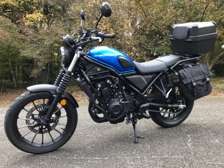 ホンダ|CL500|純正用品装着車|【超速報】ホンダ「CL250」「CL500」純正カスタムを撮った!! ラリー寄せとツーリング仕様