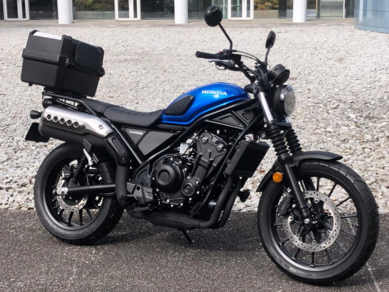 ホンダ|CL500|純正用品装着車|【超速報】ホンダ「CL250」「CL500」純正カスタムを撮った!! ラリー寄せとツーリング仕様