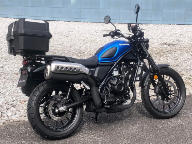 ホンダ|CL500|純正用品装着車|【超速報】ホンダ「CL250」「CL500」純正カスタムを撮った!! ラリー寄せとツーリング仕様