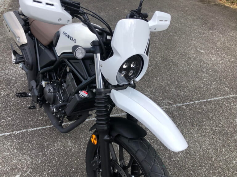 ホンダ|CL250|純正用品装着車|【超速報】ホンダ「CL250」「CL500」純正カスタムを撮った!! ラリー寄せとツーリング仕様