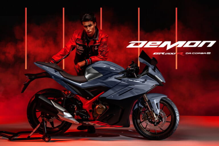 GPX|デーモンGR200R ダコルサ2|2023年モデル|53万9000円のシングルスーパースポーツ!! GPX「デーモンGR200R ダコルサ2」発売!