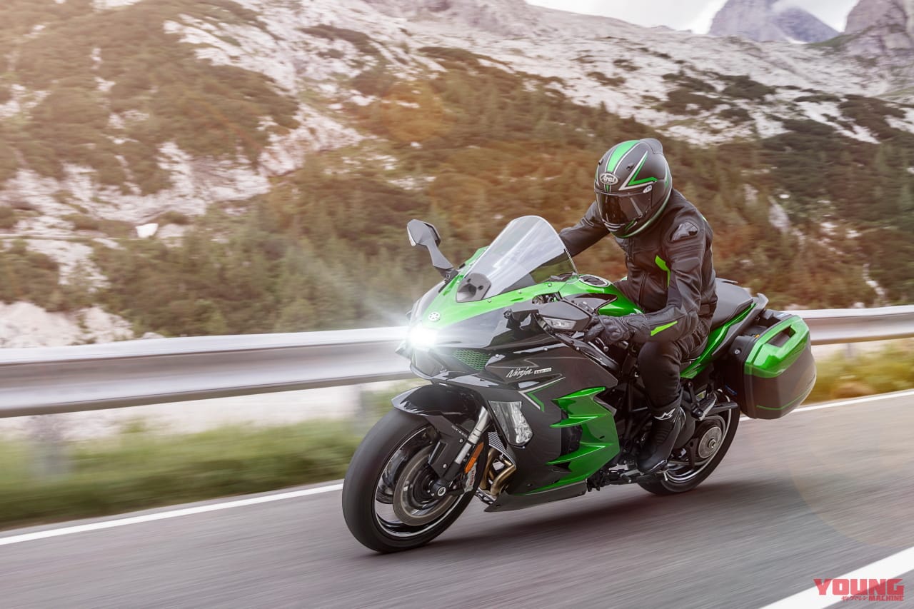 |オートハイビーム採用! カワサキ「ニンジャH2 SX/SE」の2023年モデルが欧州に登場