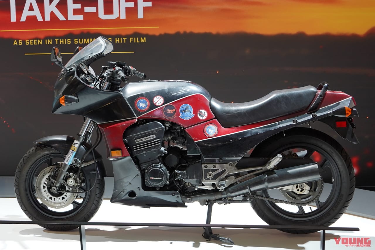 |トップガン仕様「GPz900R」は本物だった! カワサキ欧州が展示したニンジャは実際に使用された車両
